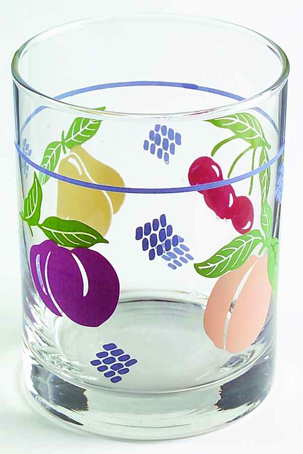 Hopscotch (Fruit) 12 Oz Glassware Double Old Fashioned by Pfaltzgraff-1