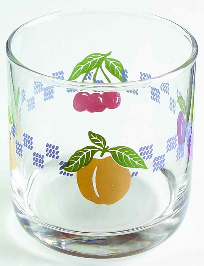 Hopscotch (Fruit) 8 Oz Glassware Juice by Pfaltzgraff-1