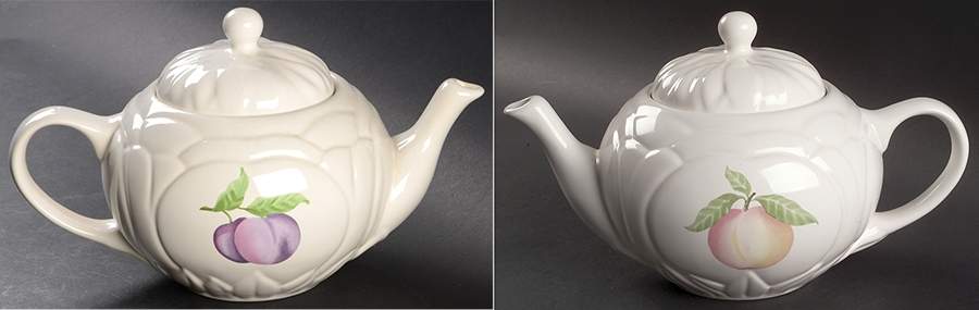 Hopscotch (Fruit) Teapot & Lid by Pfaltzgraff-1
