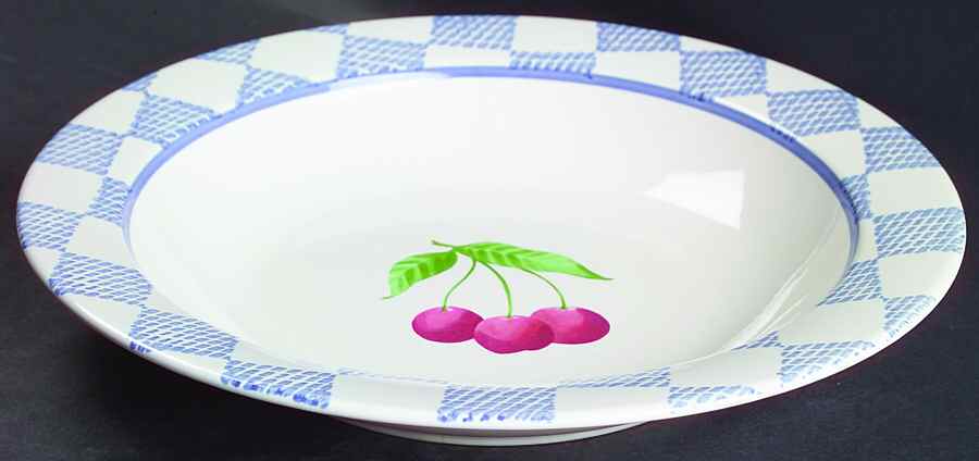 Hopscotch (Fruit) 10" Individual Pasta Bowl by Pfaltzgraff-1