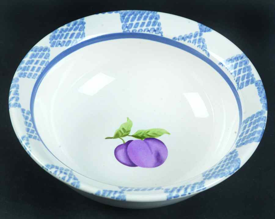 Hopscotch (Fruit) Rim Fruit/Dessert (Sauce) Bowl by Pfaltzgraff-1