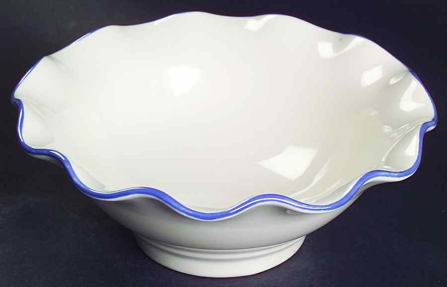 Hopscotch (Fruit) Fluted Dessert Server by Pfaltzgraff-1