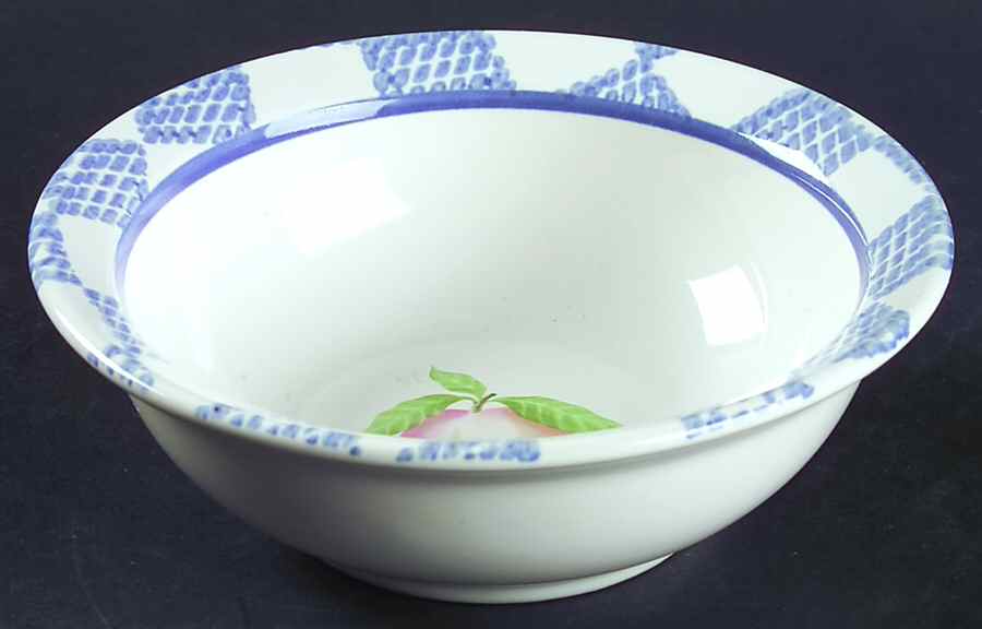 Hopscotch (Fruit) Rim Fruit/Dessert (Sauce) Bowl by Pfaltzgraff-1