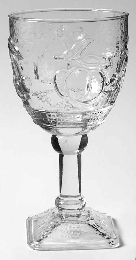 Hopscotch (Fruit) Glassware Goblet by Pfaltzgraff-1