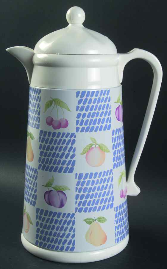 Hopscotch (Fruit) Plastic Thermos/Carafe & Lid by Pfaltzgraff-1