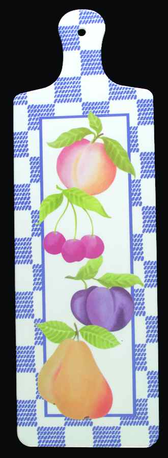 Hopscotch (Fruit) Rectangular Melamine Cutting Board by Pfaltzgraff-1