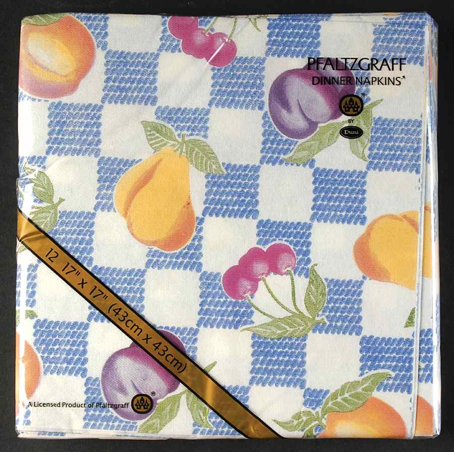 Hopscotch (Fruit) Package of Paper Dinner Napkins by Pfaltzgraff-1