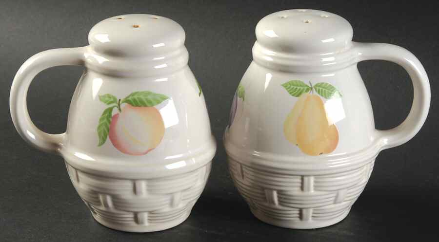 Hopscotch (Fruit) Stove Top Salt & Pepper Set by Pfaltzgraff-1