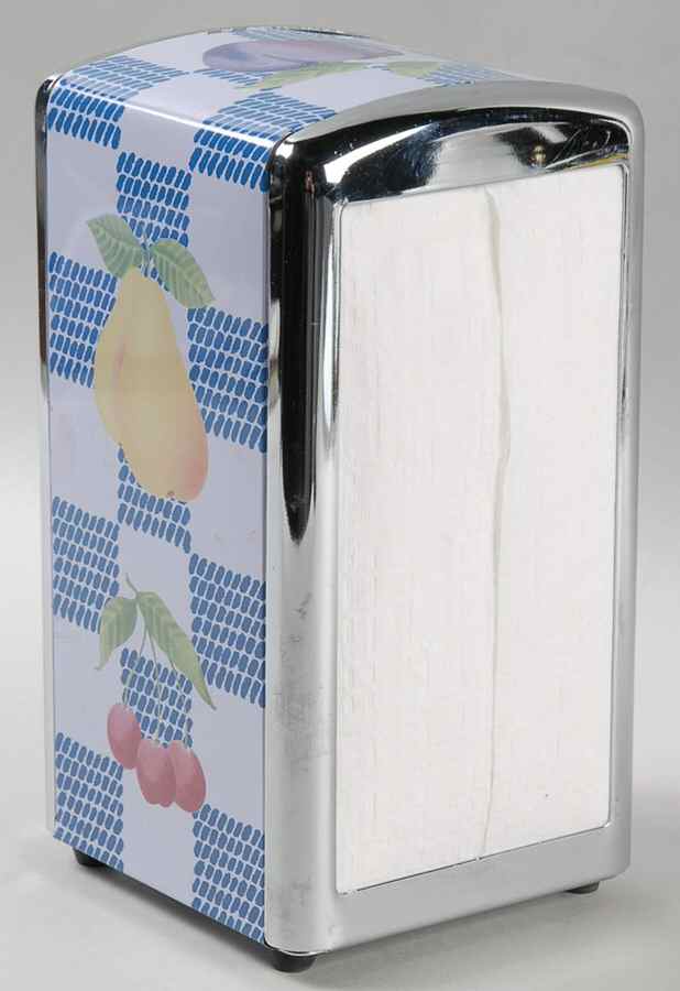 Hopscotch (Fruit) Napkin Dispenser w/Napkins by Pfaltzgraff-1