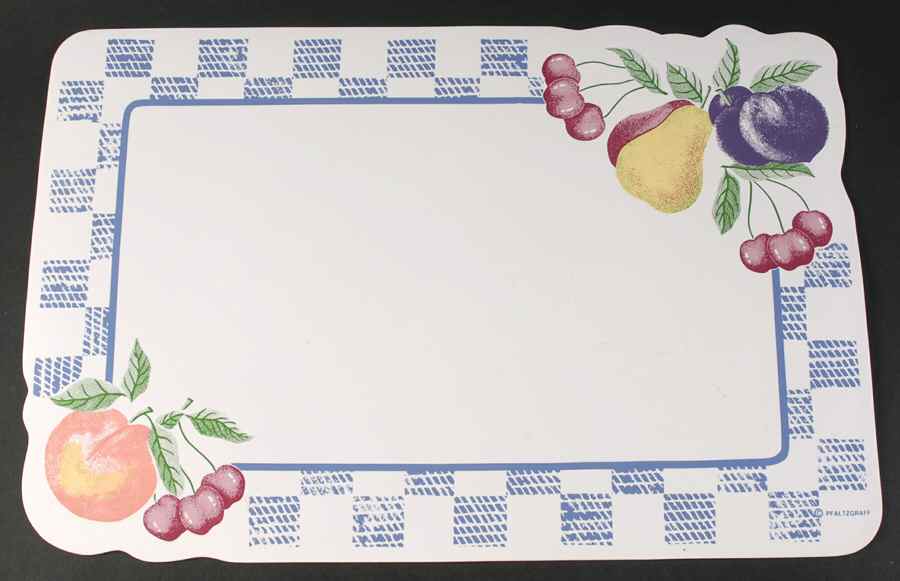 Hopscotch (Fruit) Vinyl Placemat by Pfaltzgraff-1