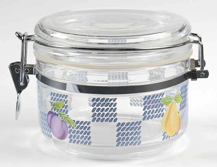 Hopscotch (Fruit) Small Acrylic Storage Jar & Lid by Pfaltzgraff-1