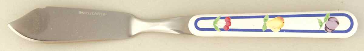 Hopscotch (Fruit) Flat Handle Master Butter Knife by Pfaltzgraff-1