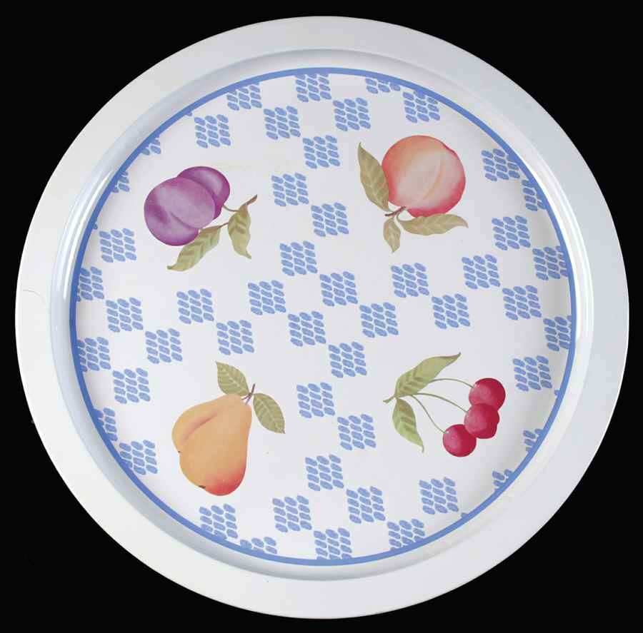 Hopscotch (Fruit) Metal Serving Tray by Pfaltzgraff-1