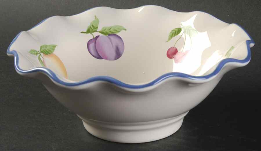 Hopscotch (Fruit) Small Round Fluted Bowl by Pfaltzgraff-1
