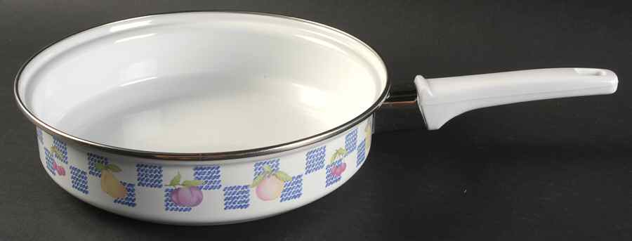 Hopscotch (Fruit) 9" Metal Skillet by Pfaltzgraff-1