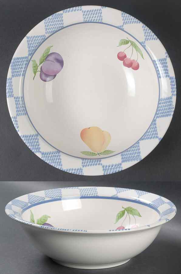 Hopscotch (Fruit) 9" Round Vegetable Bowl by Pfaltzgraff-1