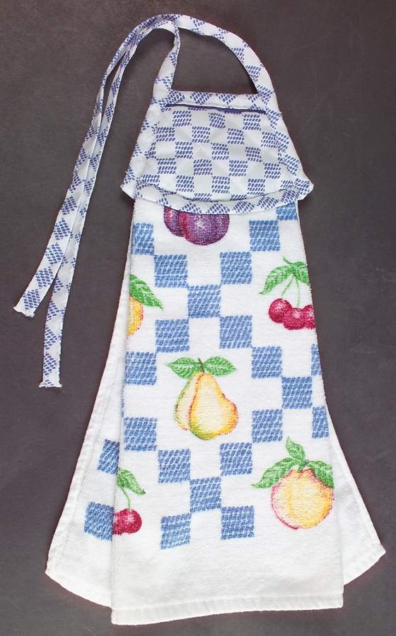 Hopscotch (Fruit) Cloth Tie Towel by Pfaltzgraff-1