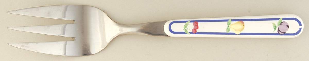 Hopscotch (Fruit) Cold Meat Fork by Pfaltzgraff-1
