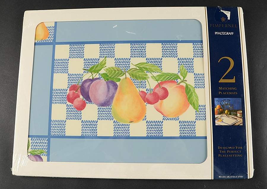 Hopscotch (Fruit) (Set of 2) Corkboard Placemat by Pfaltzgraff-1
