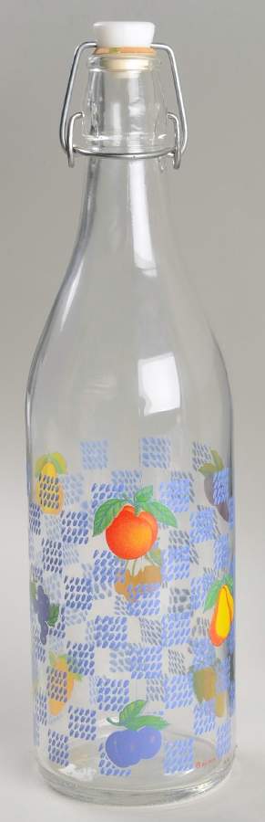 Hopscotch (Fruit) Storage Bottle and Attached Stopper by Pfaltzgraff-1