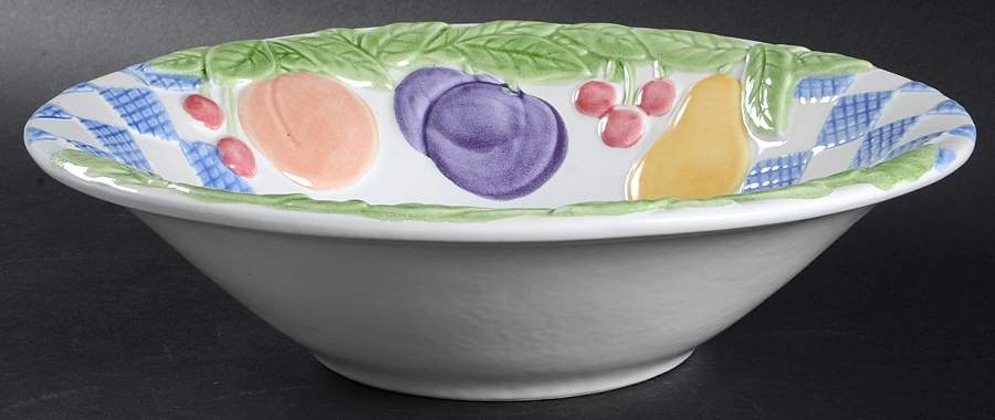Hopscotch (Fruit) 10" Large Salad Serving Bowl by Pfaltzgraff-1