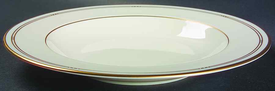 Innocence Large Rim Soup Bowl by Pfaltzgraff-1