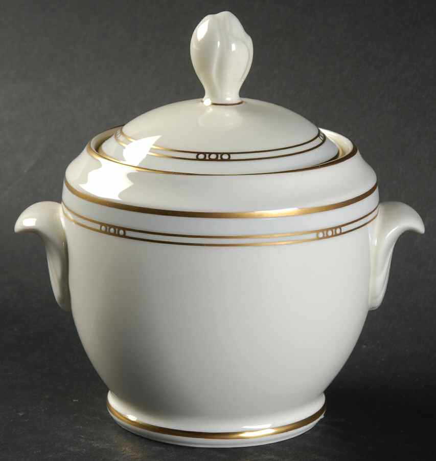 Innocence Sugar Bowl & Lid by Pfaltzgraff-1