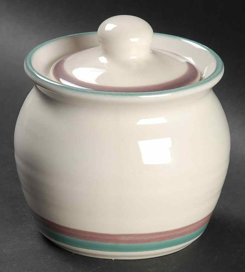 Juniper Sugar Bowl & Lid by Pfaltzgraff-1