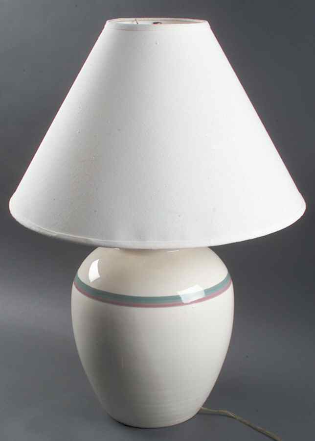 Juniper 13" Electric Lamp & Shade by Pfaltzgraff-1