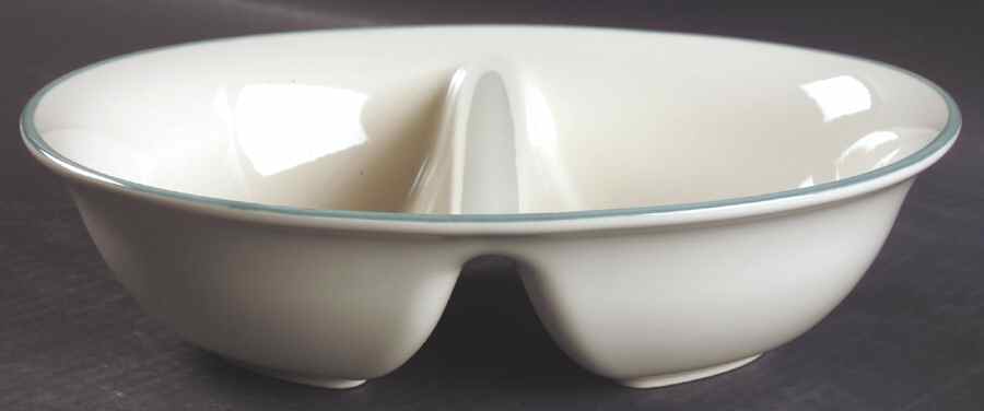 Juniper 10" Oval Divided Vegetable Bowl by Pfaltzgraff-1