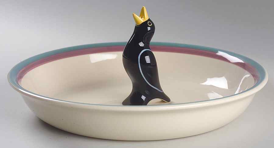 Juniper 10" Pie Baking Plate with Pie Bird by Pfaltzgraff-1