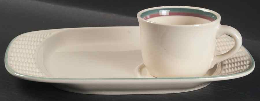 Juniper Snack Plate & Cup Set by Pfaltzgraff-1