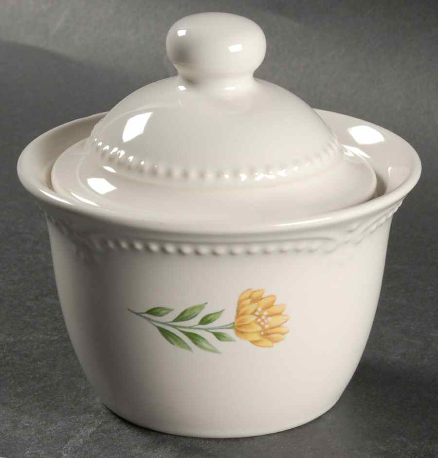 Laralynn Sugar Bowl & Lid by Pfaltzgraff-1