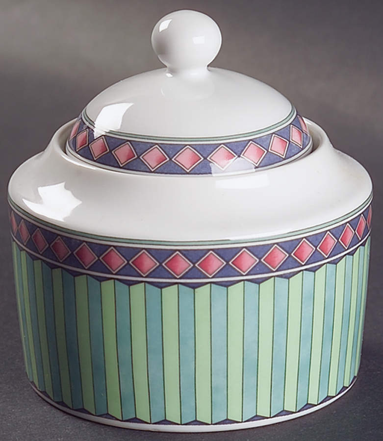 Luminescence Sugar Bowl & Lid by Pfaltzgraff-1