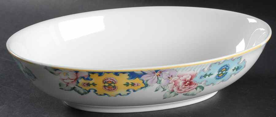 Madelaine 10" Oval Vegetable Bowl by Pfaltzgraff-1