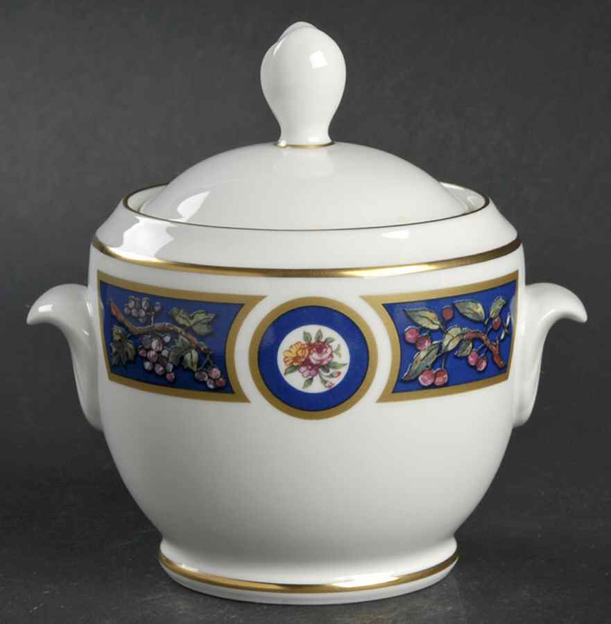 Marble Garden Sugar Bowl & Lid by Pfaltzgraff-1