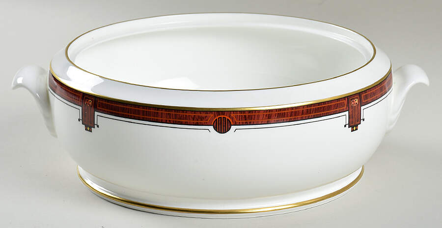 Marquetry Round Vegetable No Lid by Pfaltzgraff-1