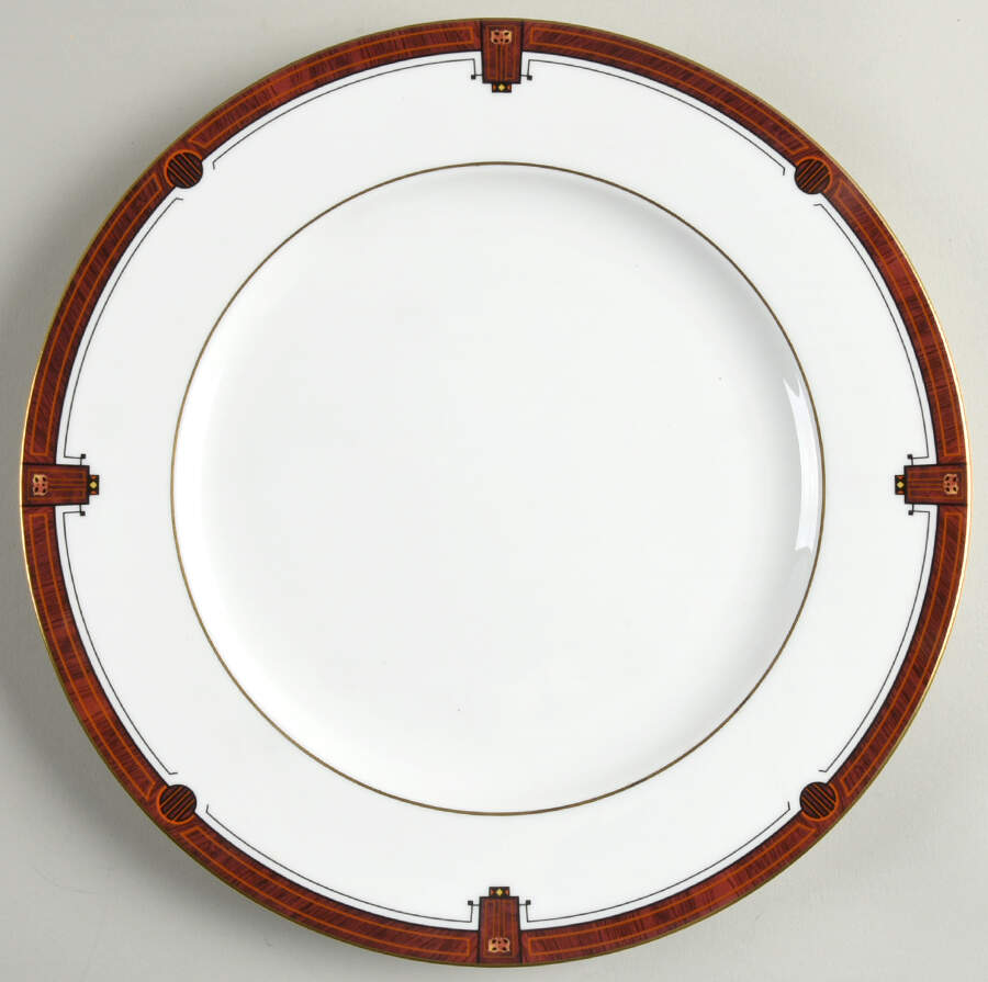 Marquetry Dinner Plate by Pfaltzgraff-1