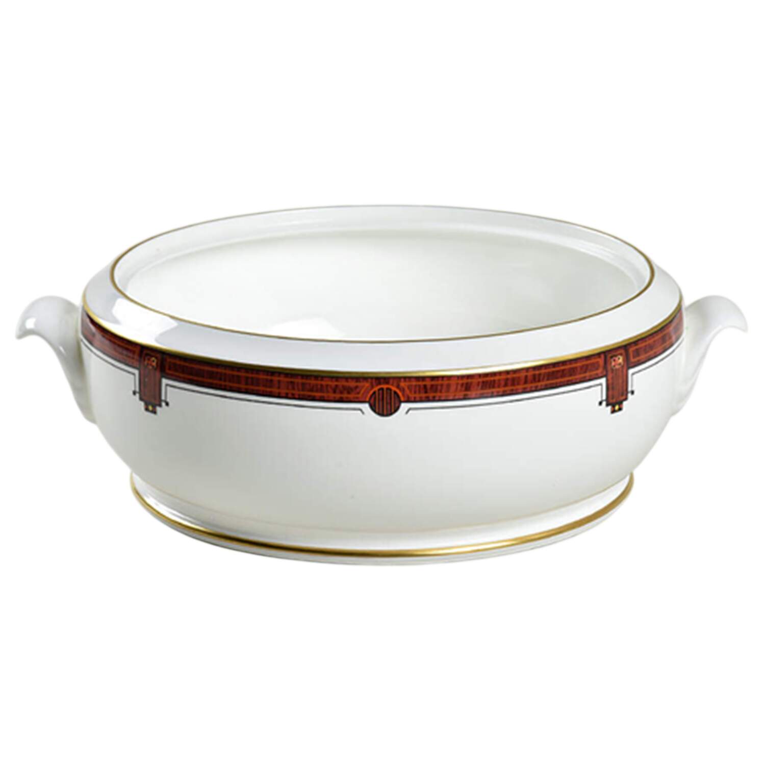 Marquetry Round Vegetable No Lid by Pfaltzgraff-1
