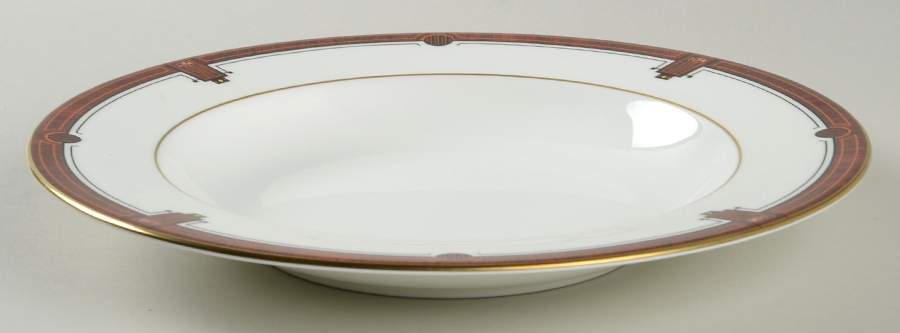 Marquetry Large Rim Soup Bowl by Pfaltzgraff-1