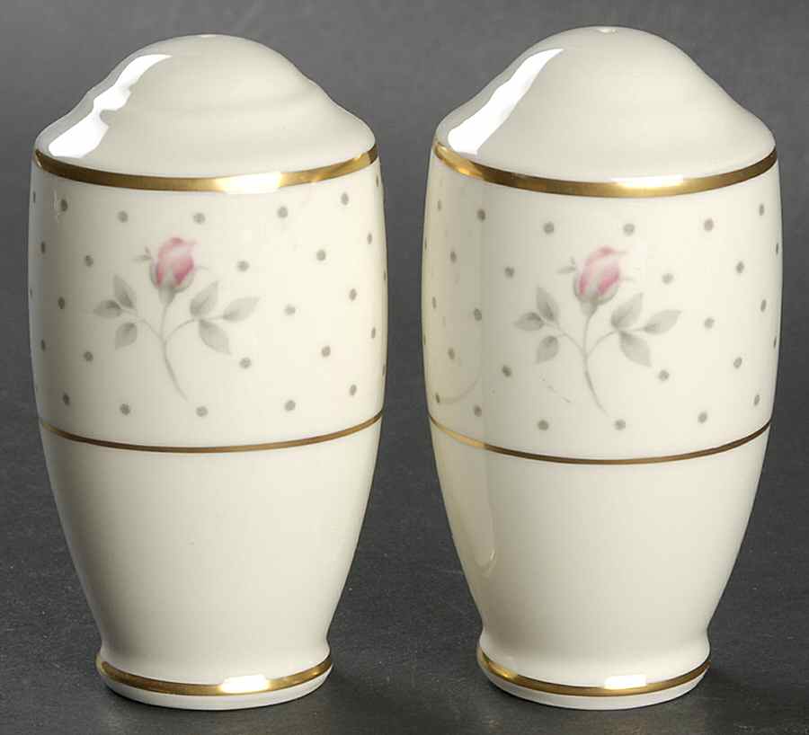 Mayfair (Gold Trim) Salt & Pepper Set by Pfaltzgraff-1