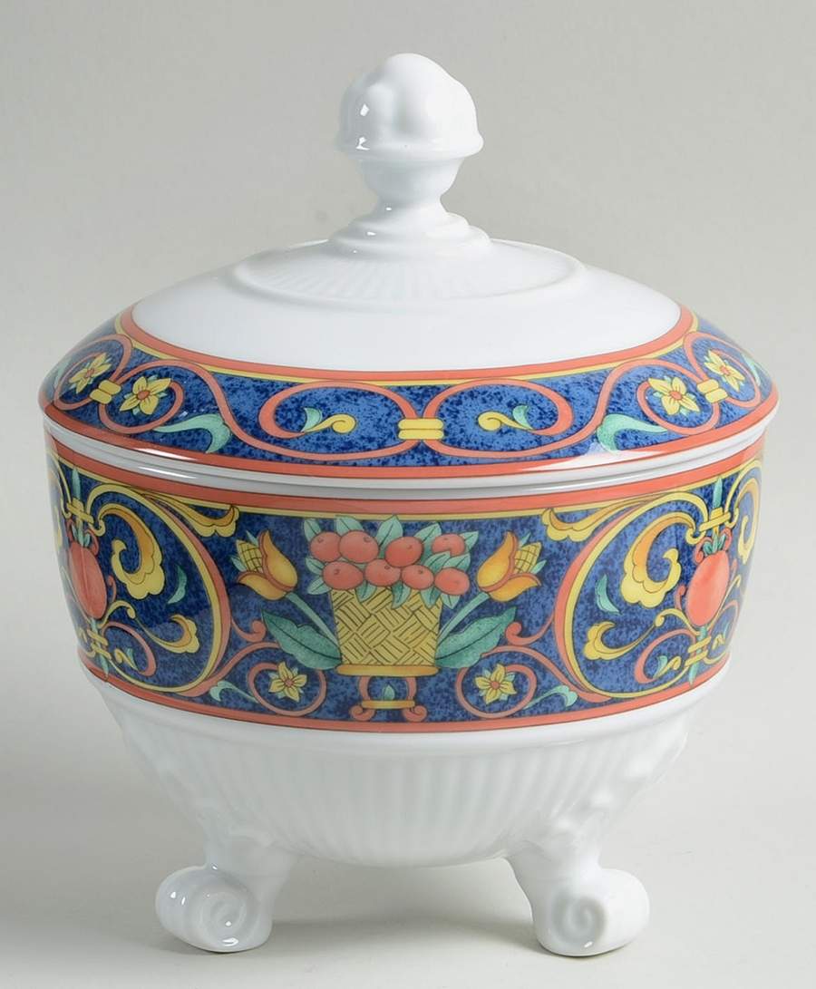 Mazarine Sugar Bowl & Lid by Pfaltzgraff-1