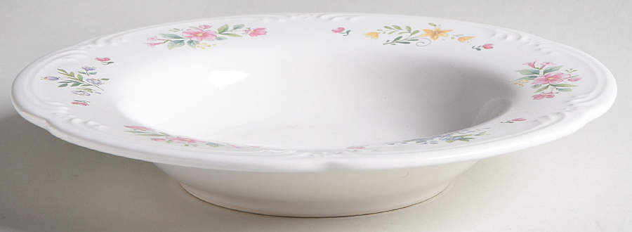 Meadow Lane Large Rim Soup Bowl by Pfaltzgraff-1