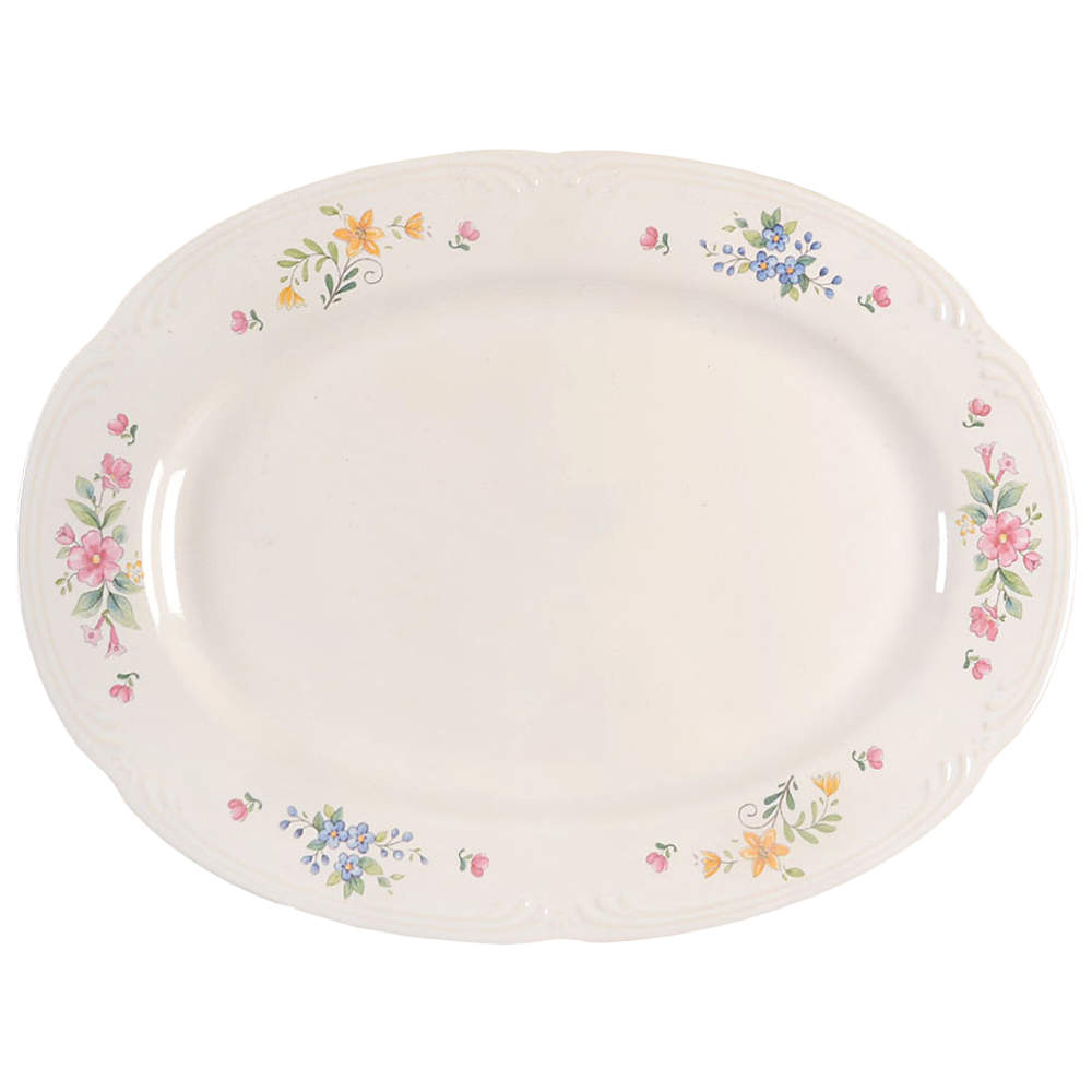 Meadow Lane 12" Oval Serving Platter by Pfaltzgraff-1
