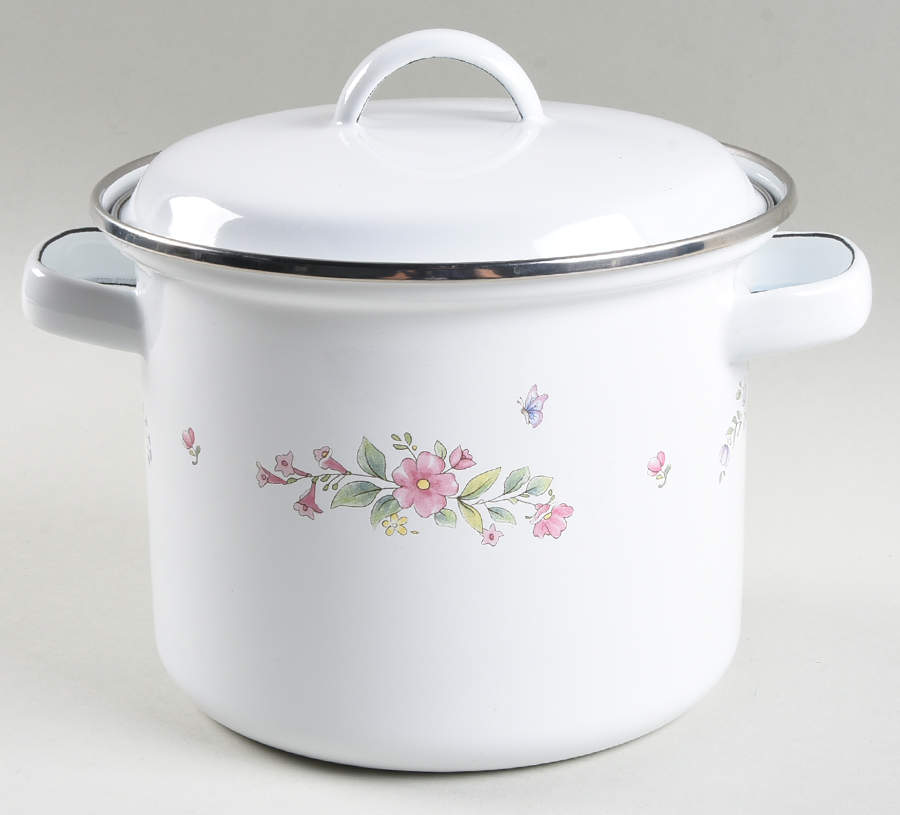 Meadow Lane 2.5 Qt Metal Stockpot & LId by Pfaltzgraff-1