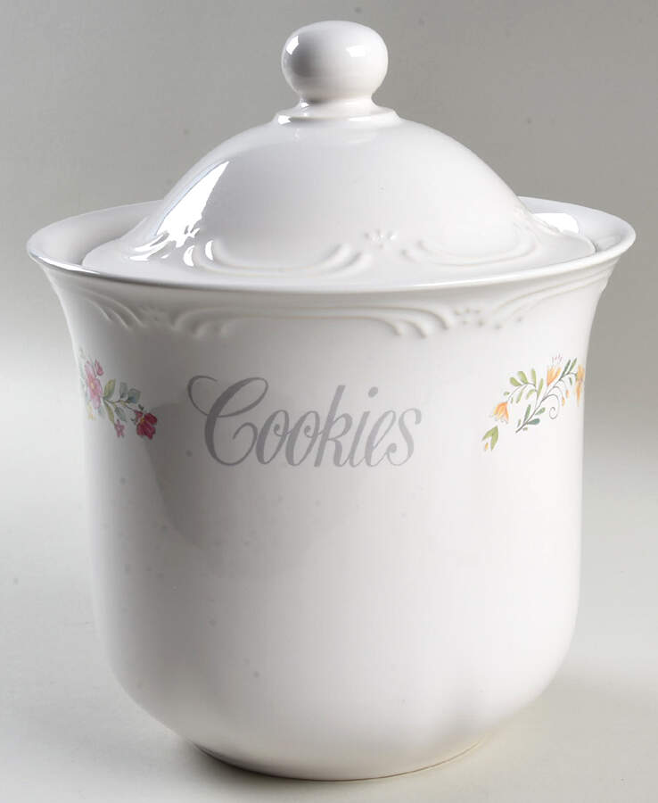 Meadow Lane Cookie Jar & Lid by Pfaltzgraff-1
