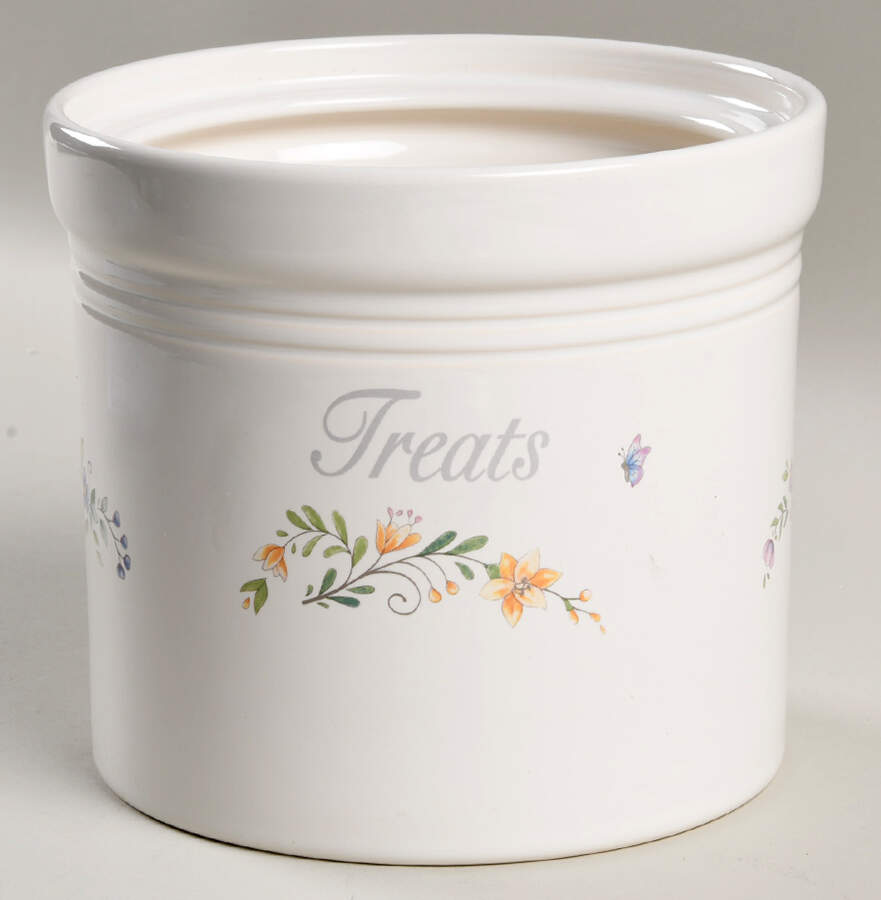 Meadow Lane Treat Jar No Lid by Pfaltzgraff-1