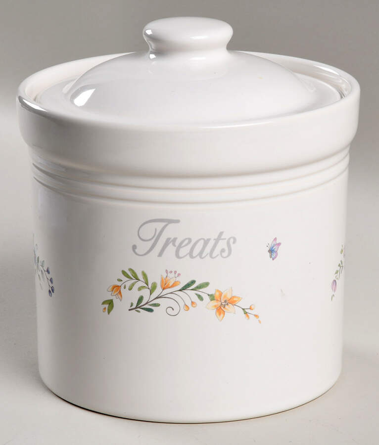 Meadow Lane Treat Jar & Lid by Pfaltzgraff-1