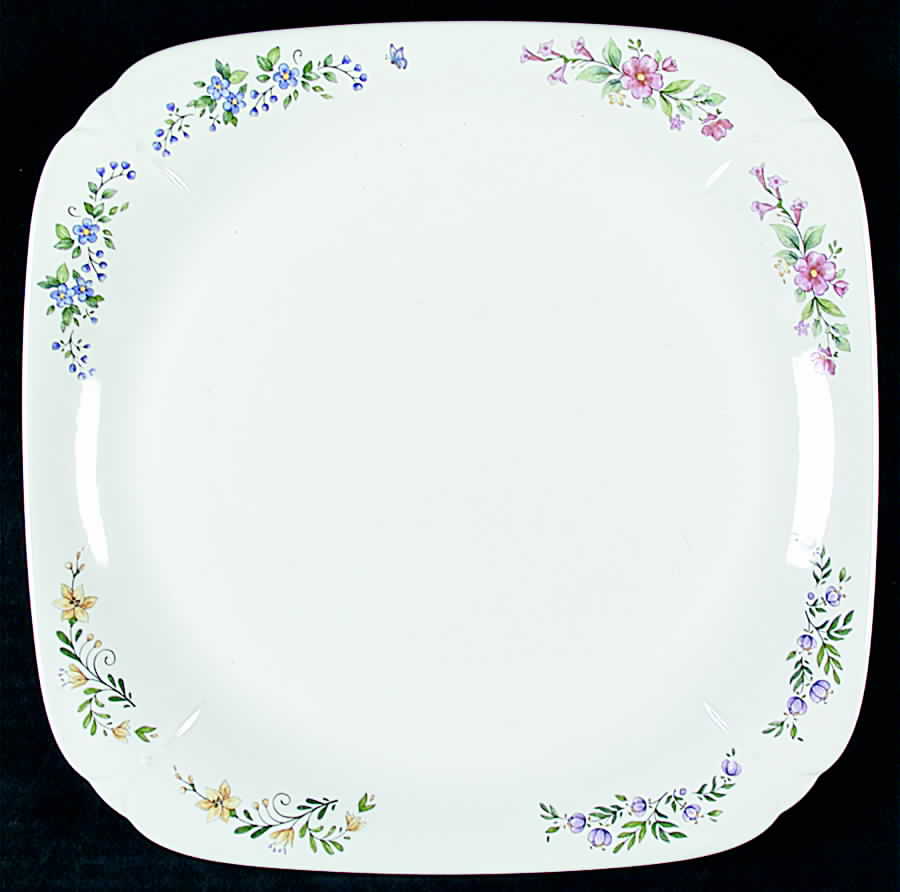 Meadow Lane 12" Square Serving Platter by Pfaltzgraff-1