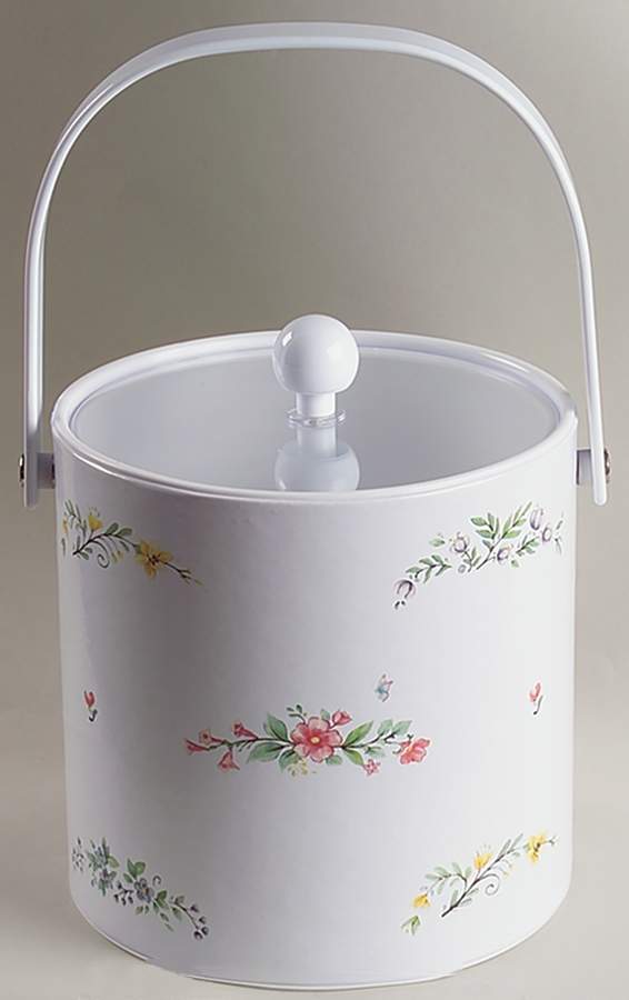 Meadow Lane Plastic Ice Bucket & Lid by Pfaltzgraff-1